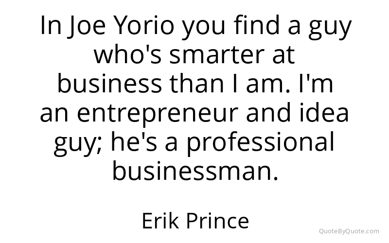 Preview image for this quote by Erik Prince