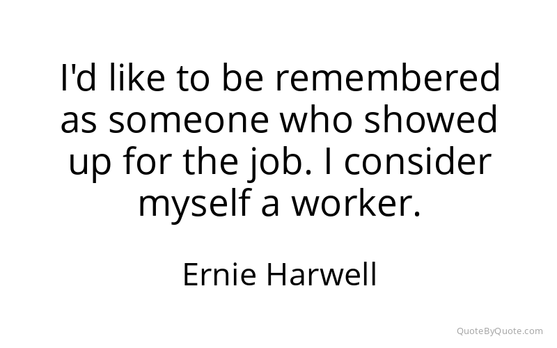 Preview image for this quote by Ernie Harwell