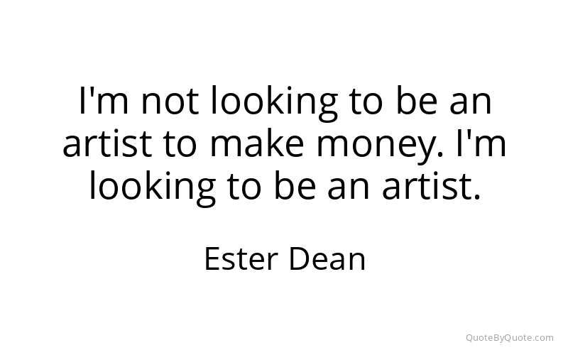 Preview image for this quote by Ester Dean