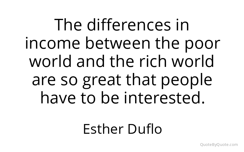 Preview image for this quote by Esther Duflo