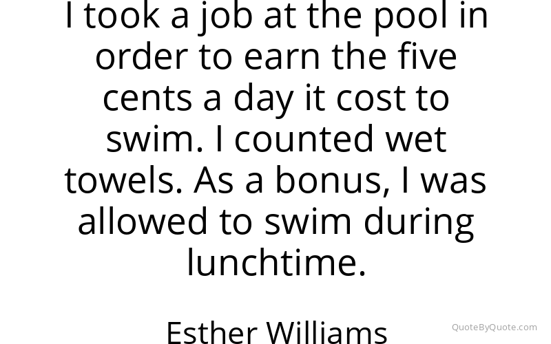 Preview image for this quote by Esther Williams