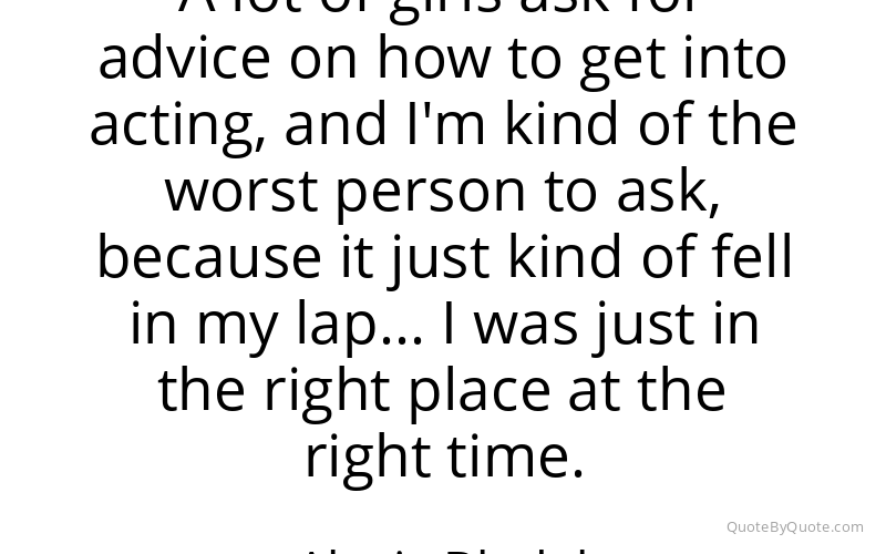 Preview image for this quote by Alexis Bledel