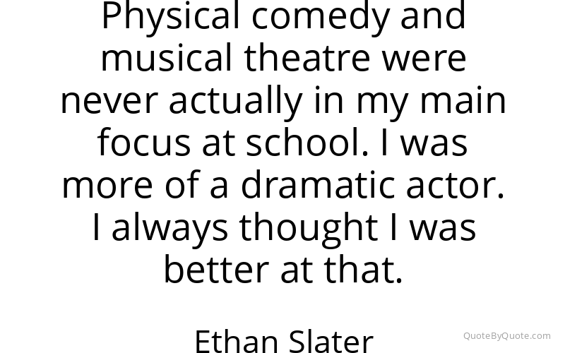 Preview image for this quote by Ethan Slater