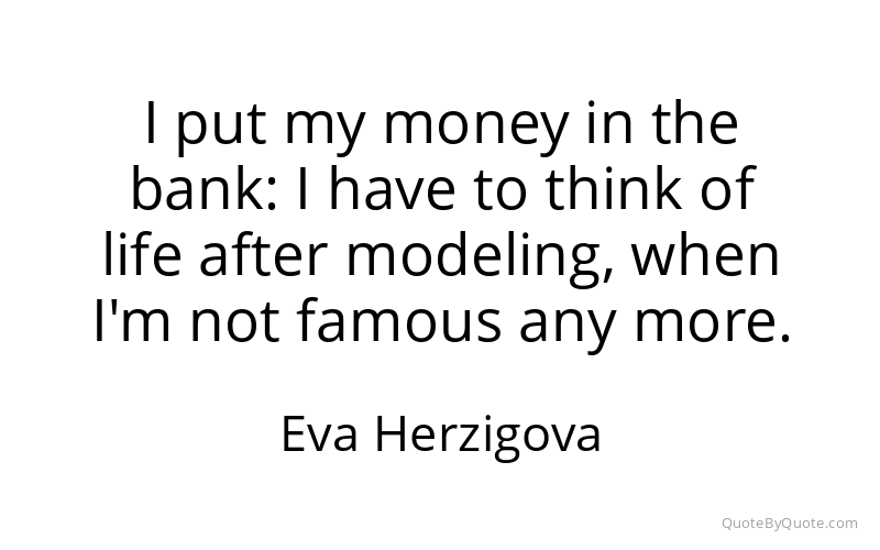 Preview image for this quote by Eva Herzigova