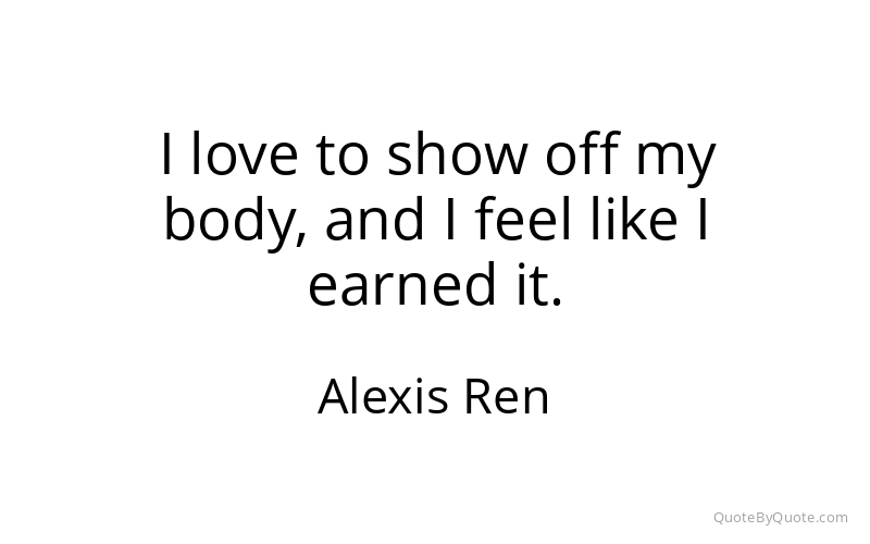 Preview image for this quote by Alexis Ren