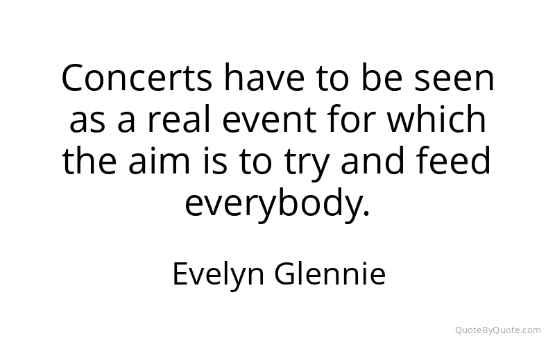 Preview image for this quote by Evelyn Glennie