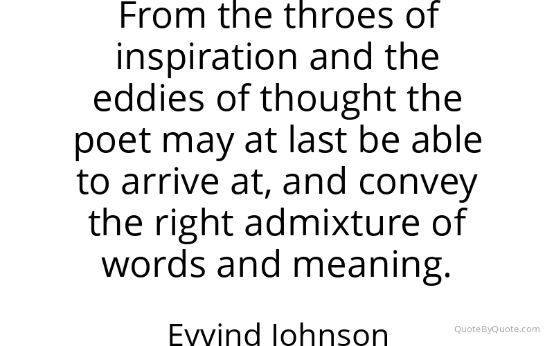 Preview image for this quote by Eyvind Johnson