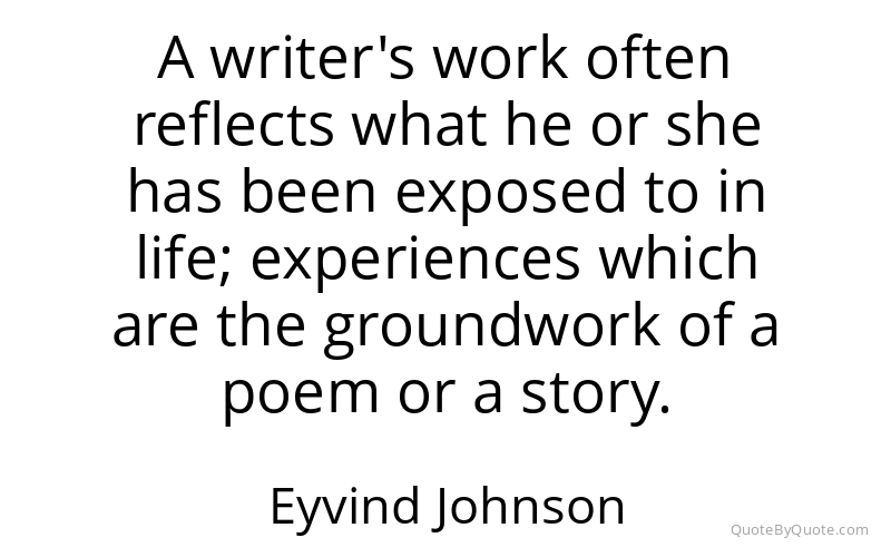 Preview image for this quote by Eyvind Johnson