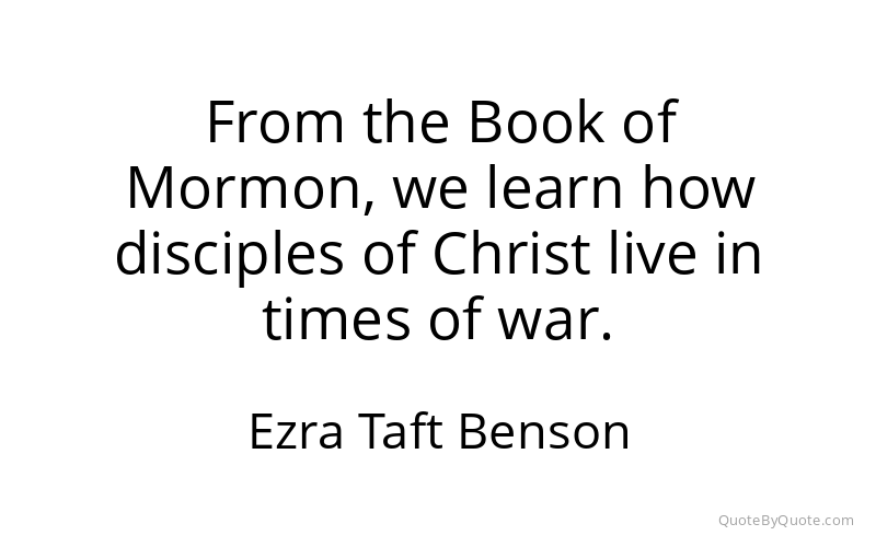 Preview image for this quote by Ezra Taft Benson