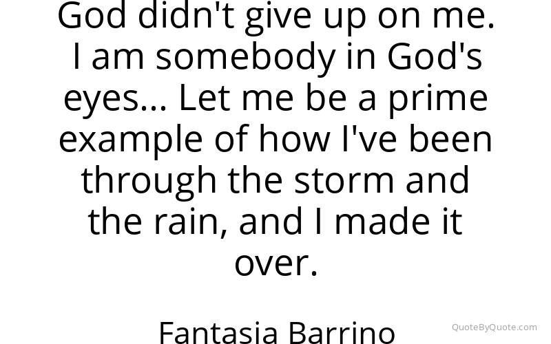 Preview image for this quote by Fantasia Barrino