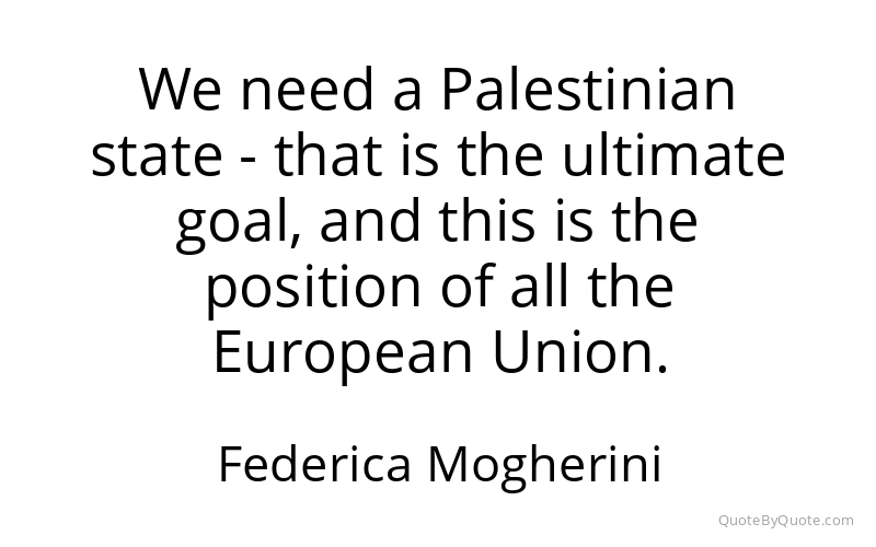 Preview image for this quote by Federica Mogherini