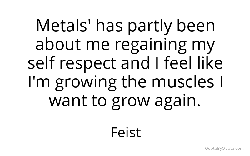 Preview image for this quote by Feist