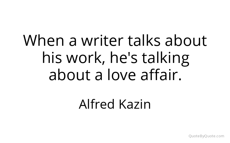 Preview image for this quote by Alfred Kazin