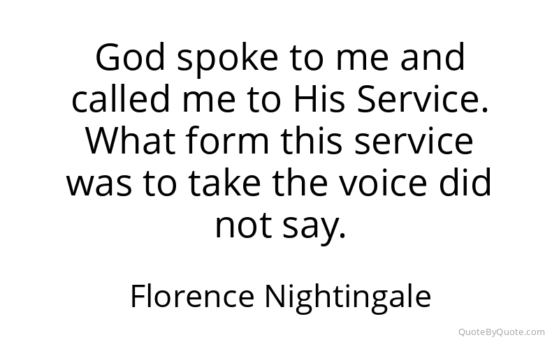Preview image for this quote by Florence Nightingale