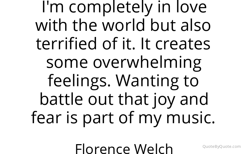 Preview image for this quote by Florence Welch