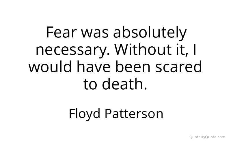 Preview image for this quote by Floyd Patterson
