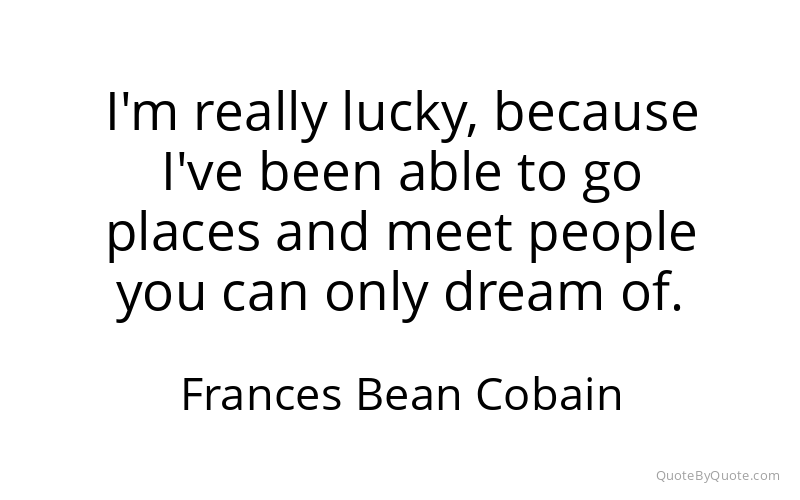 Preview image for this quote by Frances Bean Cobain