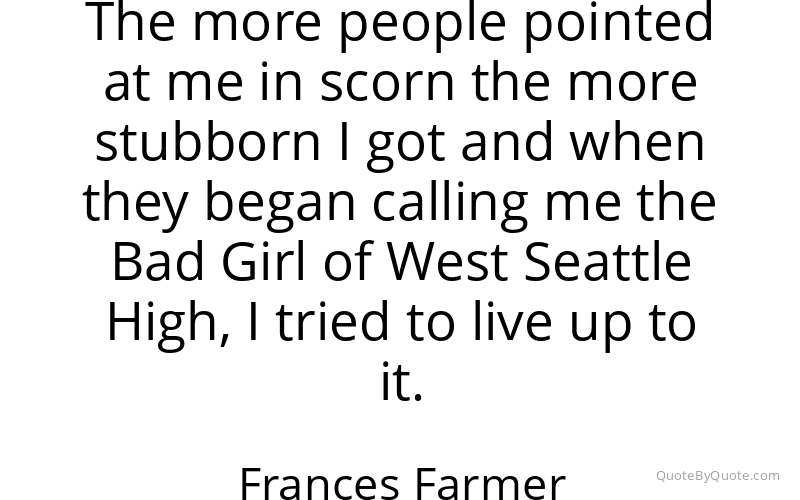 Preview image for this quote by Frances Farmer