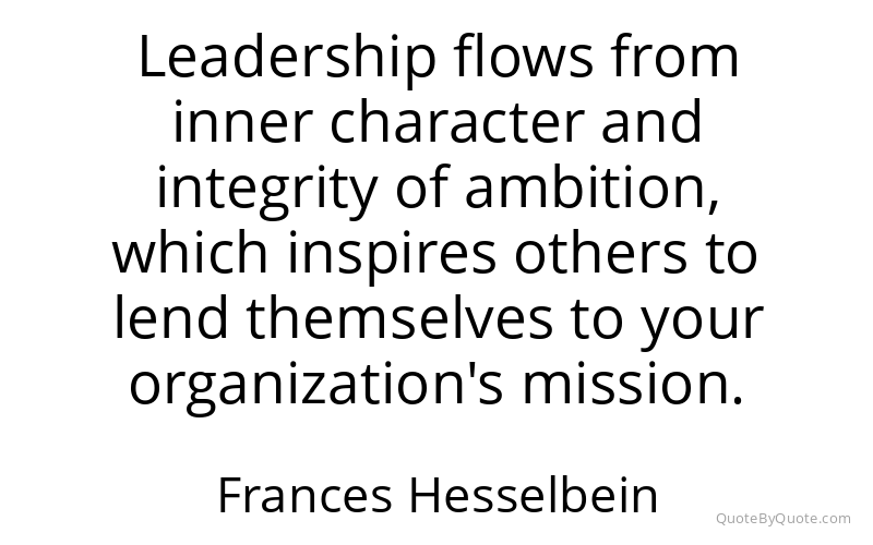 Preview image for this quote by Frances Hesselbein