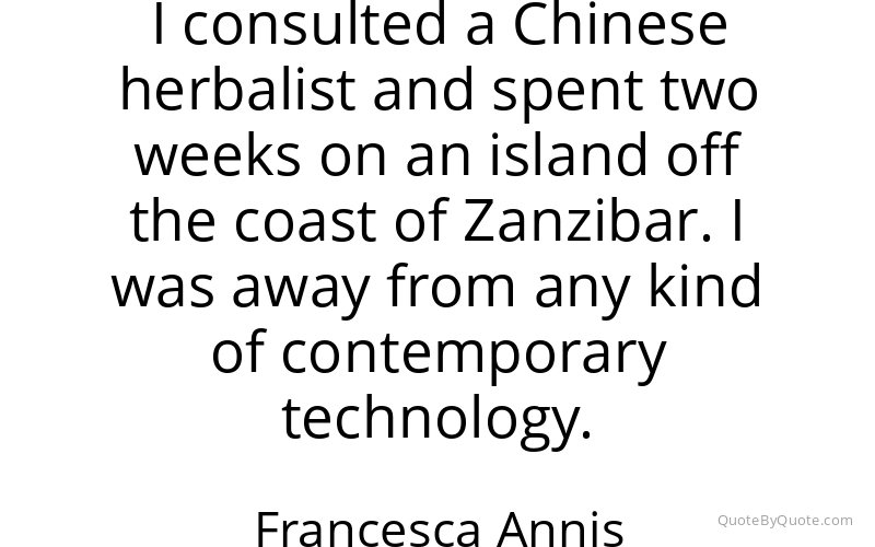 Preview image for this quote by Francesca Annis