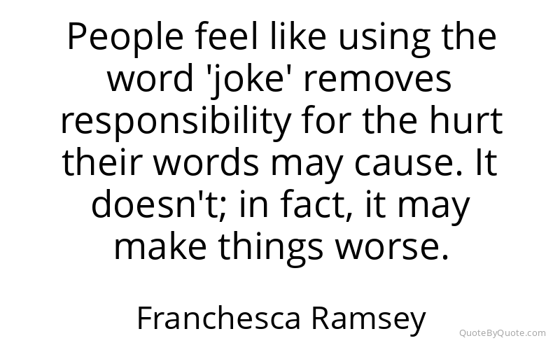 Preview image for this quote by Franchesca Ramsey