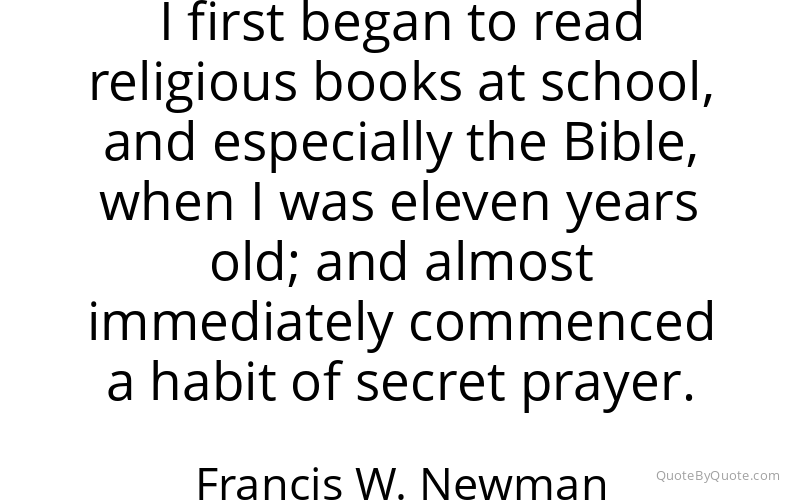 Preview image for this quote by Francis W. Newman