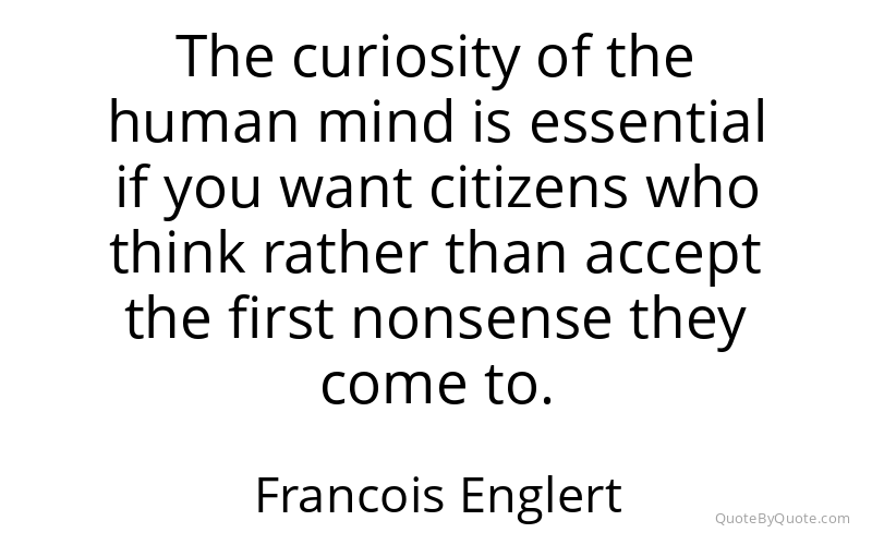 Preview image for this quote by Francois Englert