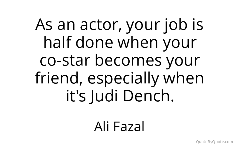 Preview image for this quote by Ali Fazal