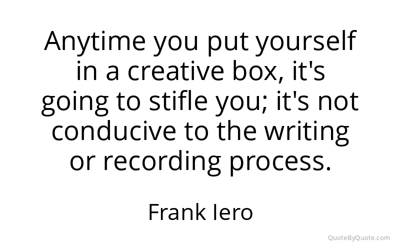 Preview image for this quote by Frank Iero