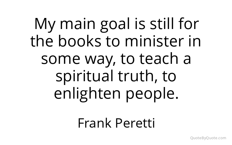 Preview image for this quote by Frank Peretti
