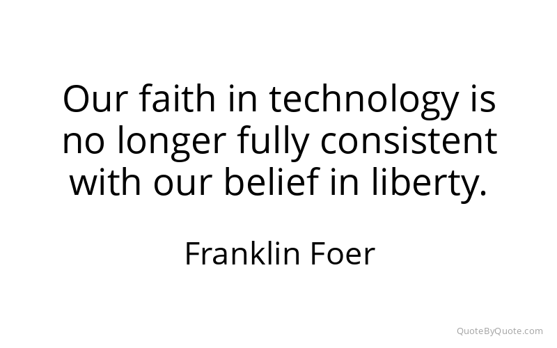 Preview image for this quote by Franklin Foer