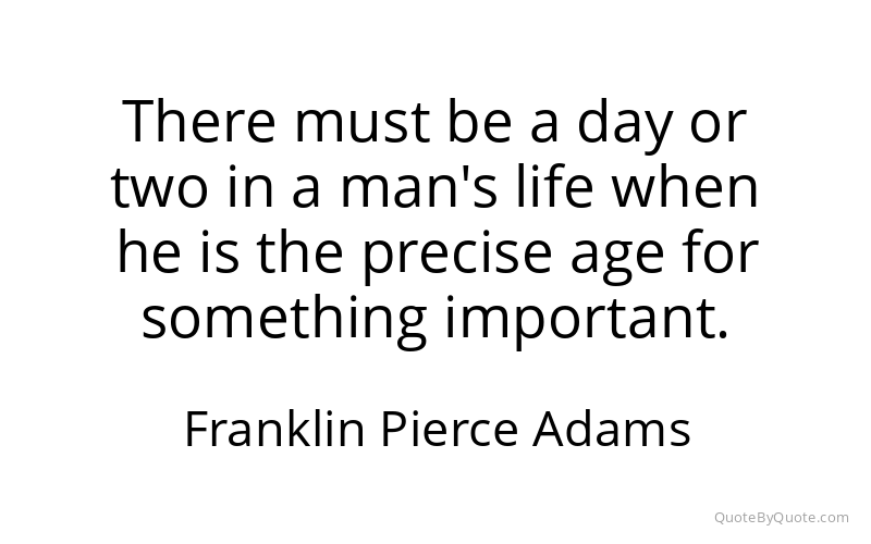 Preview image for this quote by Franklin Pierce Adams