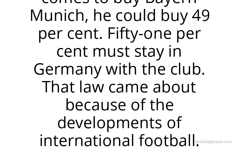 Preview image for this quote by Franz Beckenbauer
