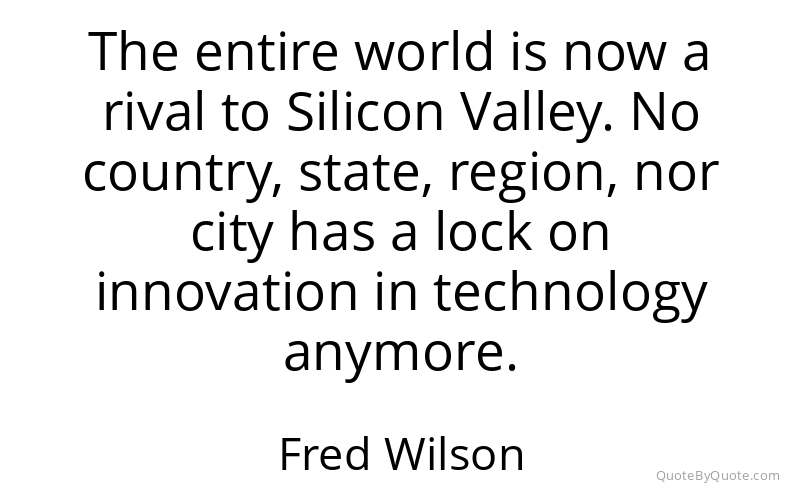 Preview image for this quote by Fred Wilson