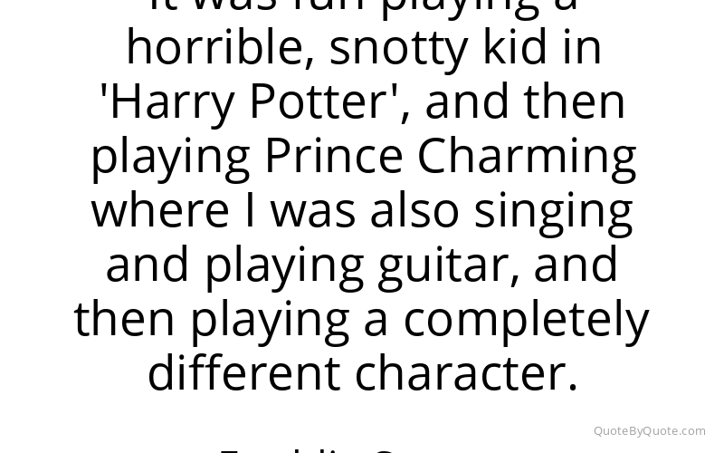 Preview image for this quote by Freddie Stroma