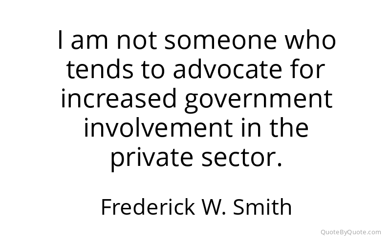 Preview image for this quote by Frederick W. Smith