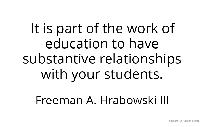 Preview image for this quote by Freeman A. Hrabowski III