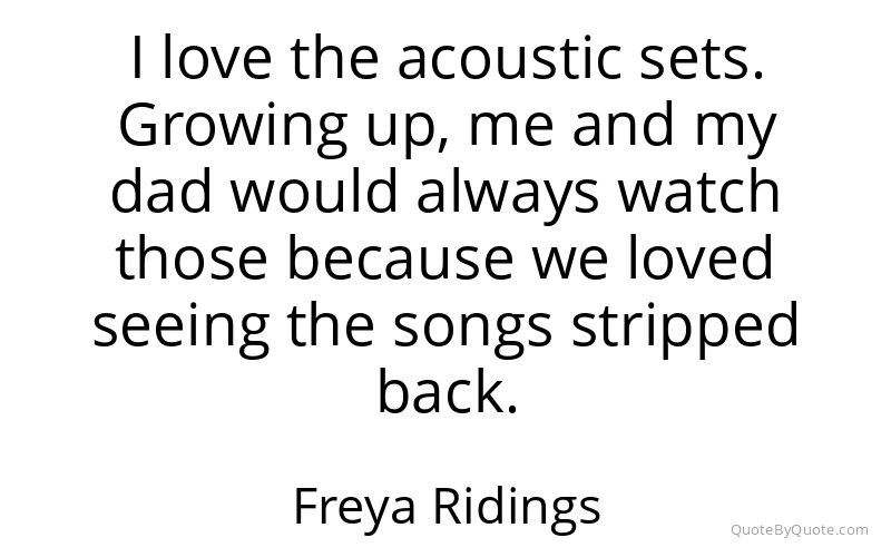 Preview image for this quote by Freya Ridings