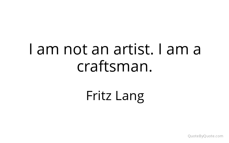Preview image for this quote by Fritz Lang