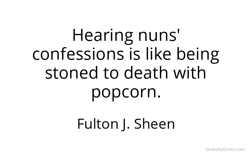 Preview image for this quote by Fulton J. Sheen