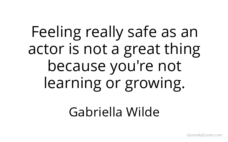 Preview image for this quote by Gabriella Wilde