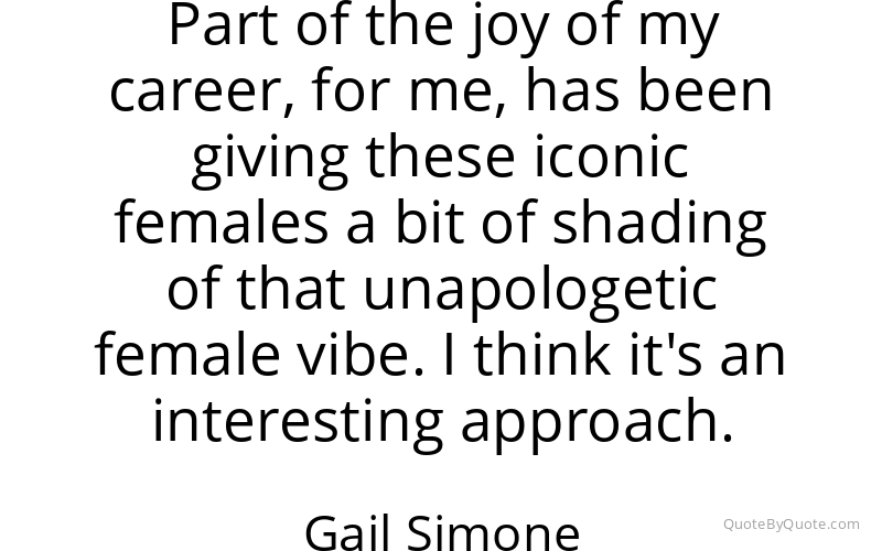 Preview image for this quote by Gail Simone