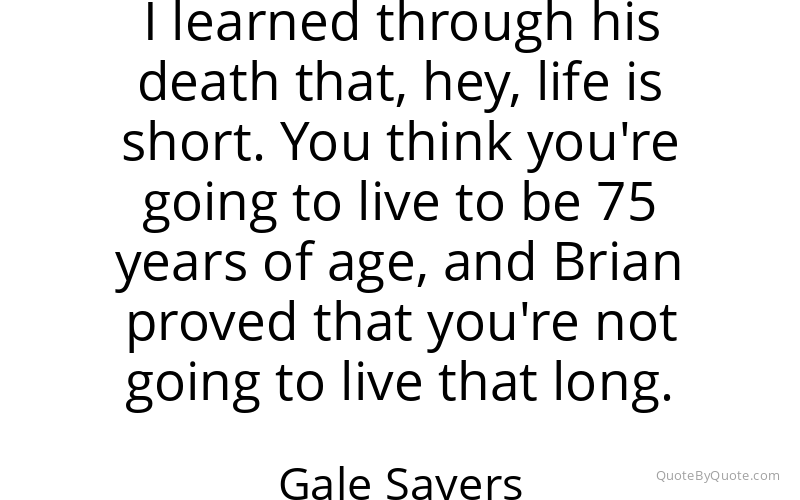 Preview image for this quote by Gale Sayers