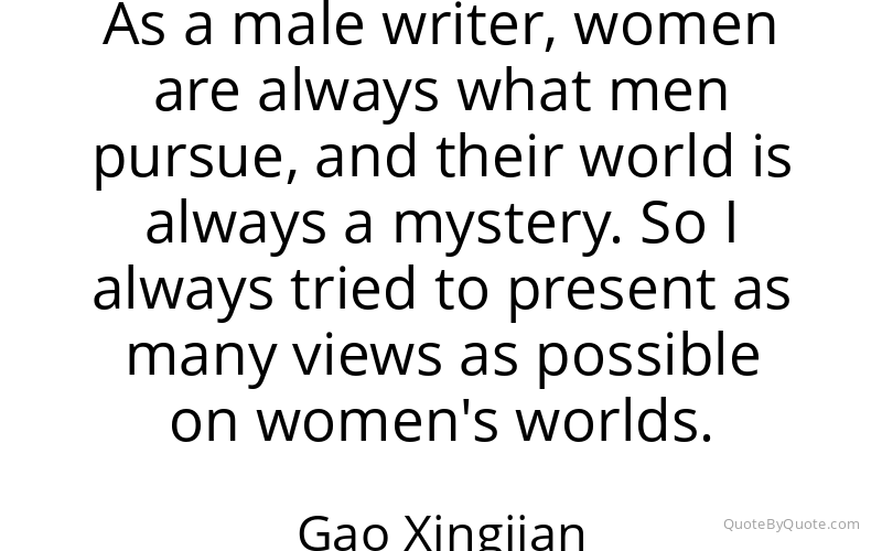 Preview image for this quote by Gao Xingjian