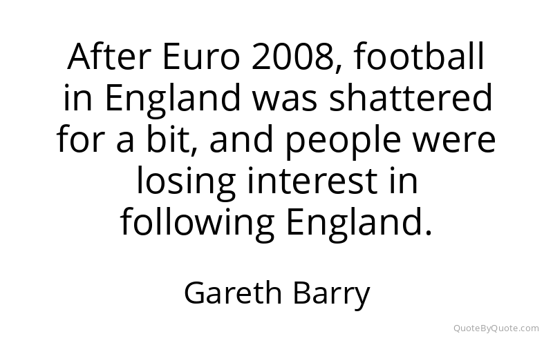 Preview image for this quote by Gareth Barry