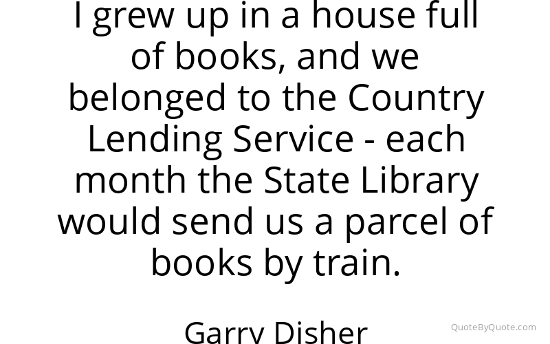 Preview image for this quote by Garry Disher