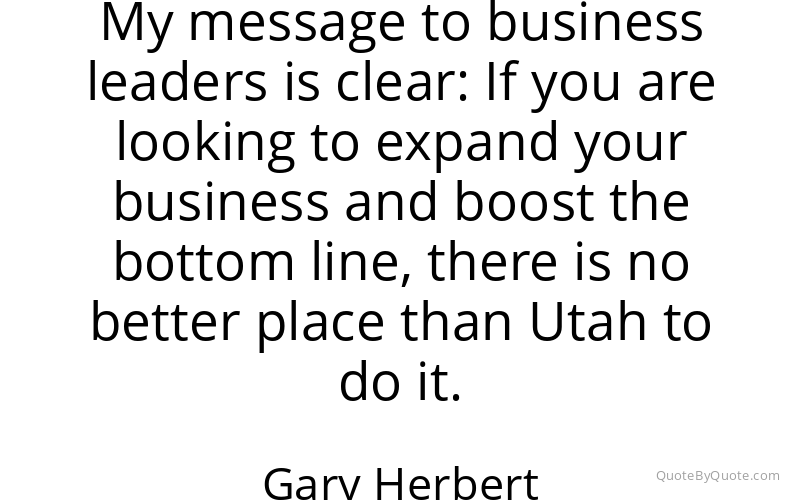 Preview image for this quote by Gary Herbert