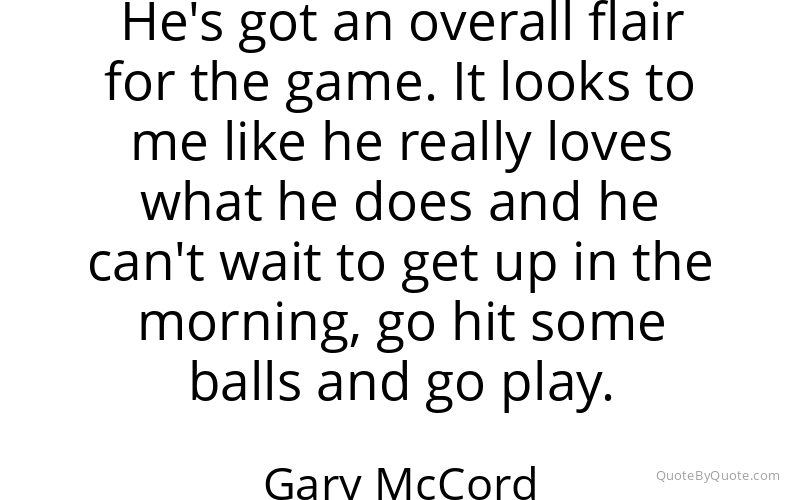 Preview image for this quote by Gary McCord