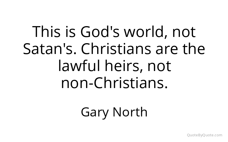 Preview image for this quote by Gary North