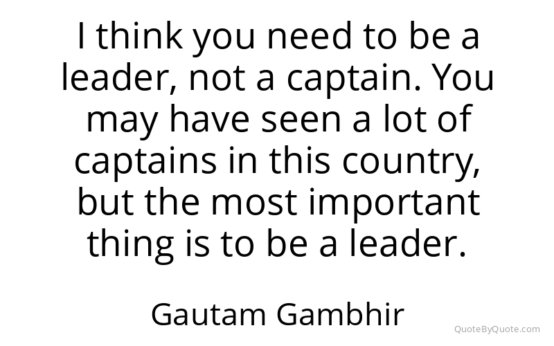 Preview image for this quote by Gautam Gambhir